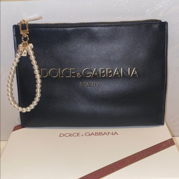 Dolce & Gabbana Black Logo Pouch - Picture 2 of 14